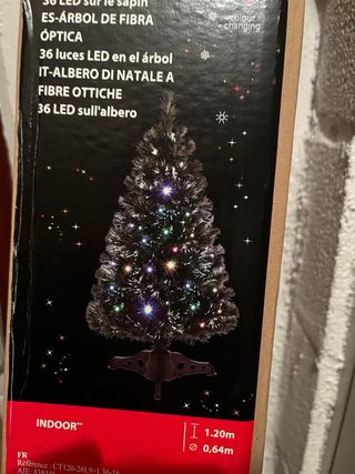 Arbol de navidad con luz