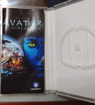 Caja vacía PSP Avatar con instrucciones