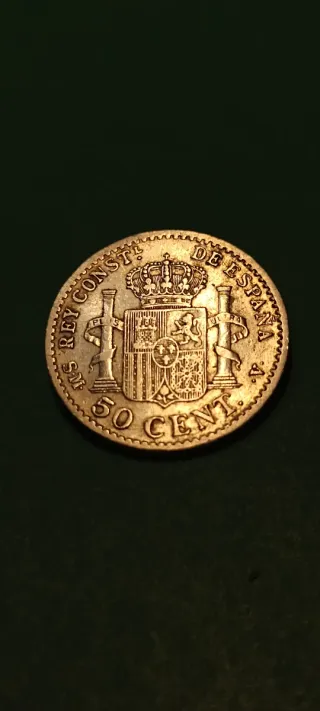 50 céntimos Alfonso XIII 1904