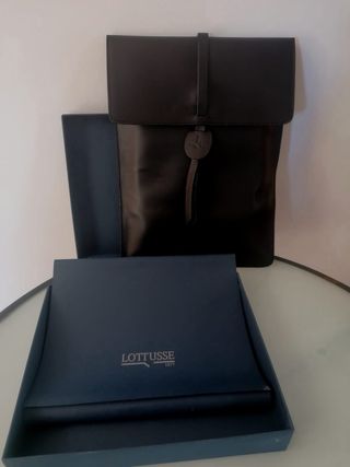 Cartera Piel Funda iPad Tablet Documentos Lottusse