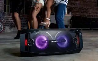 Altavoz grande con mucha potencia.