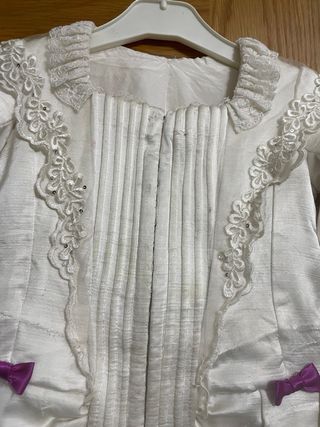 Vestido fallera niña talla 4-5 años