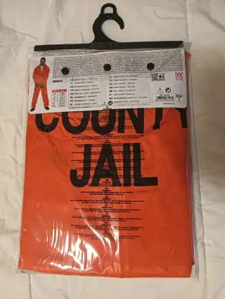 Disfraz preso. NUEVO.