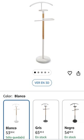 Galán de noche Versa Holstebro blanco *NUEVO*