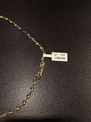 Cadena Calabrote (tipo Gucci) oro 18k