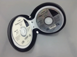 FUNDA Porta CD's BMW color NEGRO