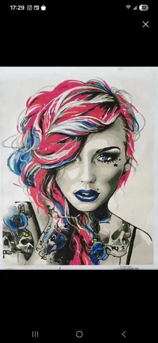 5 cuadros por números