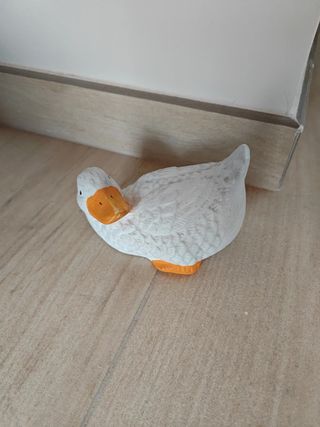 Papera in ceramica Oca decorativa vintage Oie déco