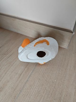 Papera in ceramica Oca decorativa vintage Oie déco