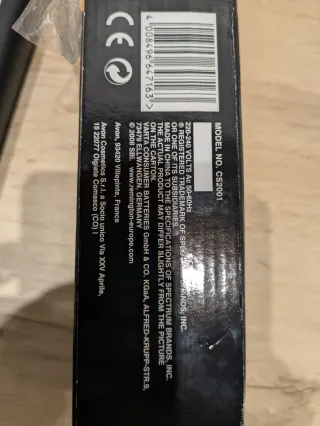 Plancha de pelo Remington negra