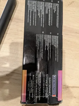 Plancha de pelo Remington negra