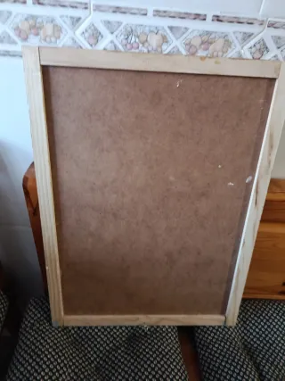 Cuadro grande arquitectura, óleo.