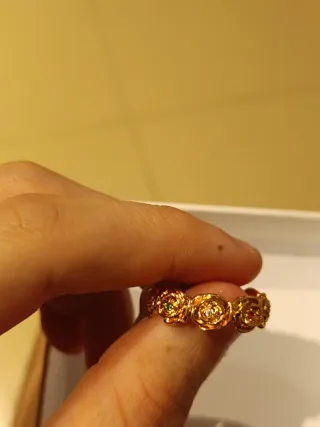 Anillo oro enroute talla 9