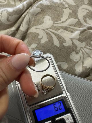 Pack anillos oro 18kt Peso total: 8,2g