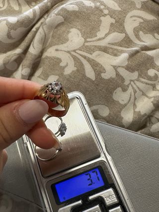 Pack anillos oro 18kt Peso total: 8,2g