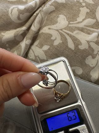 Pack anillos oro 18kt Peso total: 8,2g