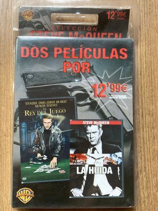 2 películas Steve Mc Queen Nuevas Precintadas DVD