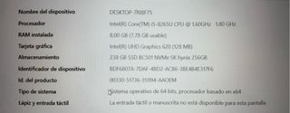 PORTATIL Dell i5 SSD REVISADO