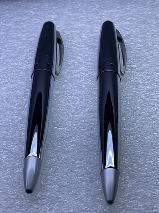 Conjunto Pluma y boligrafo plateado