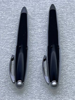 Conjunto Pluma y boligrafo plateado