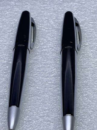 Conjunto Pluma y boligrafo plateado