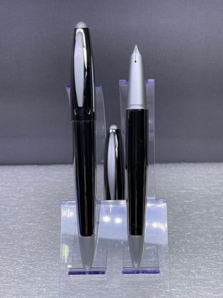 Conjunto Pluma y boligrafo plateado