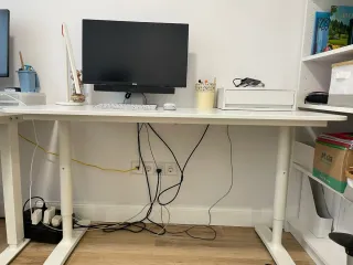 Escritorio IKEA BEKANT blanco 140x60 cm - Altura