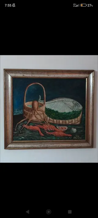Quadro olio su tela