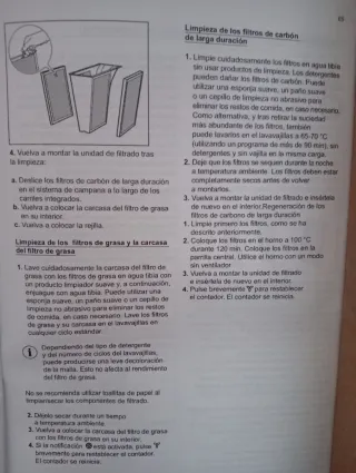 Filtro carbón campana extractora MCFB88