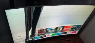 Tv de gama alta dañada,pero se ve