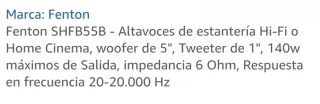 Amplificador sanyo + altavoces Fenton