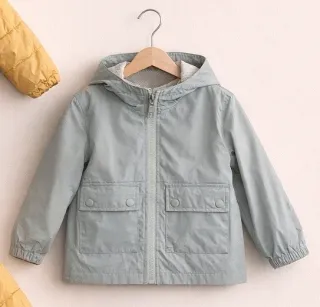 Chaqueta cortavientos infantil impermeable con for