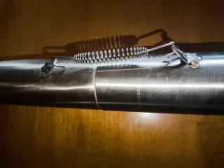 Honda vfr 800 slip on escape enlace medio.