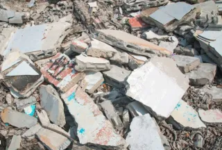 Restos de obra. Escombro