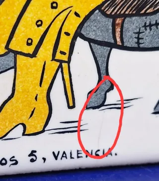 Azulejo Humorístico Onda