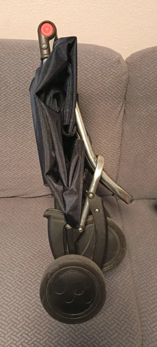 Carrito compra ROLSER plegable azul marino