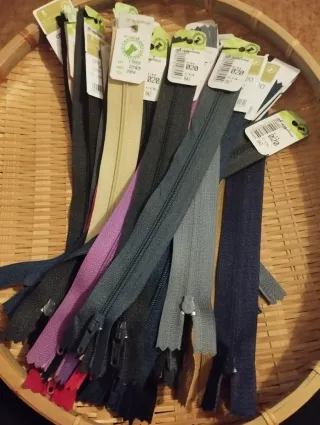 40 cremalleras 20 cm