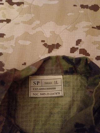 Uniforme pixelado 1L