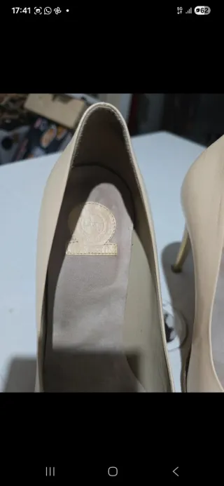 Tacco in vero cuoio taglia 37