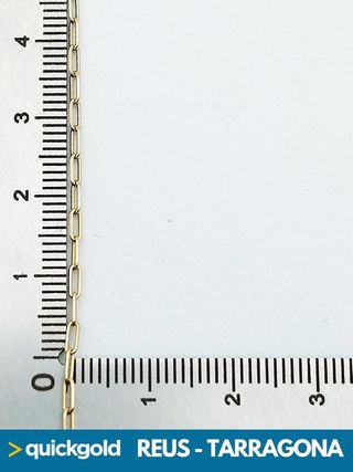 040-02-00508 CADENA ORO 18K FORZADA  51.5CM