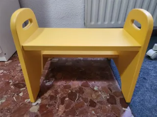 Taburete Trogen amarillo