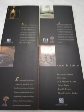 Lote de cuatro libros de relatos NH