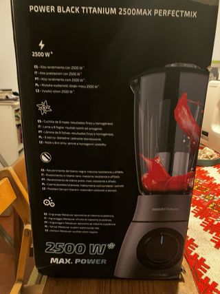 Batidora americana de vaso de 2500W 1,8l cecotec