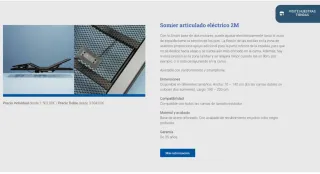 Somier articulado eléctrico