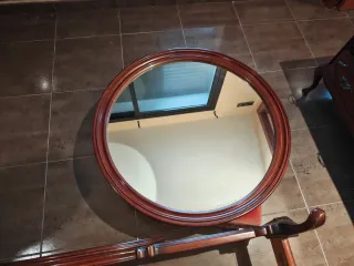 GRATIS Muebles madera oscura y marmol gris