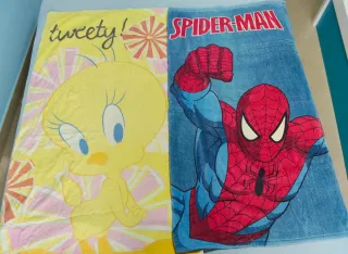 Lote de 2 toallas con dibujos de la Warner Bros