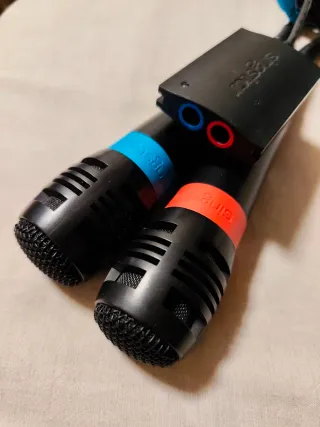 Microfonos SingStar. PlayStation 2.