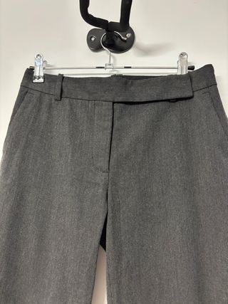 Pantalones de pinza ZARA gris