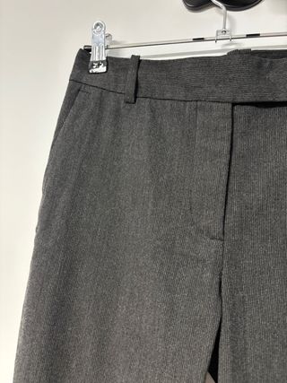Pantalones de pinza ZARA gris