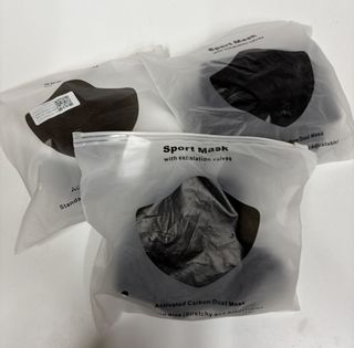 Lote 3 Máscaras Desporto + 6 Filtros Extra